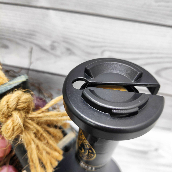 Винный электрический штопор Прованс с круглым ножом для удаления фольги 24 см.